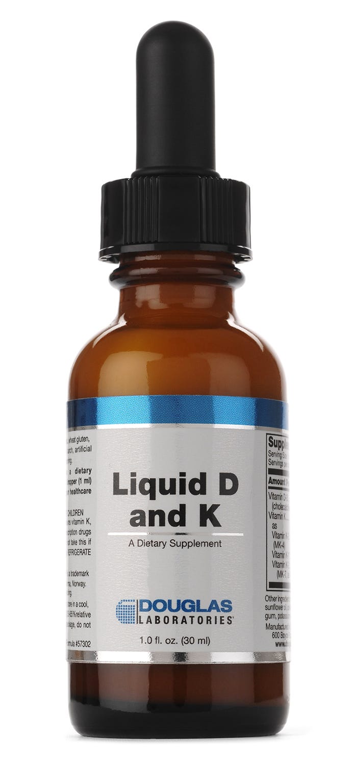 Liquid D and K Vitamins/Minerals/Amino Acids Products