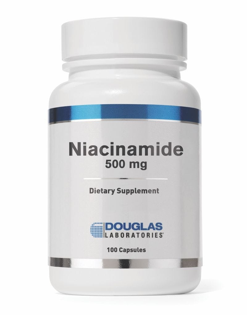 Niacinamide (Vitamine B3) 500 Mg Medverita - 100 Capsules, Complément Alimentaire Neuf